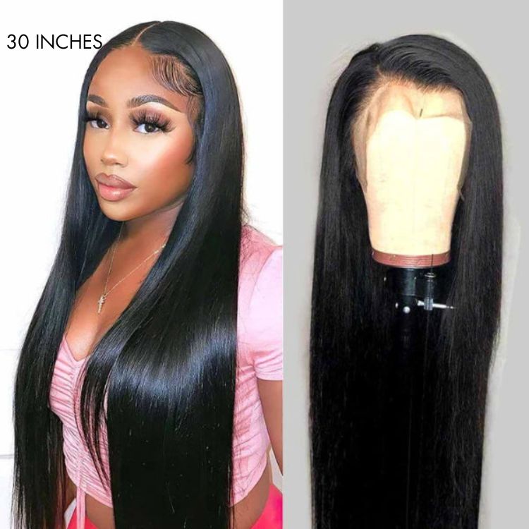 180% Density | Silky Straight 13x4 Frontal Undetectable HD Lace Glueless Long Wig