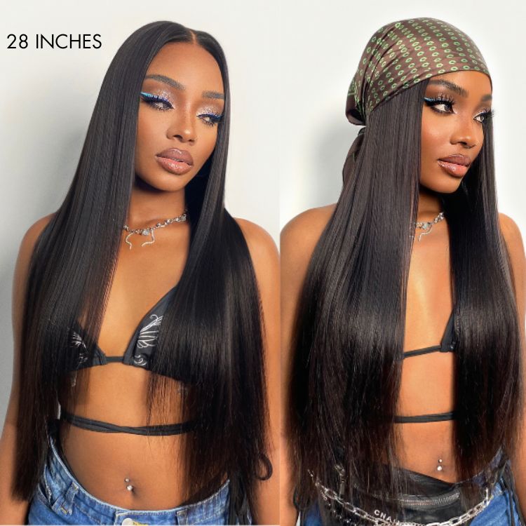 180% Density | Silky Straight 13x4 Frontal Undetectable HD Lace Glueless Long Wig