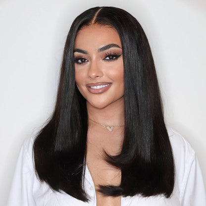 200% Mega Density | Silky Straight Glueless 5x5 Closure Undetectable HD Lace Long Wig 100% Human Hair