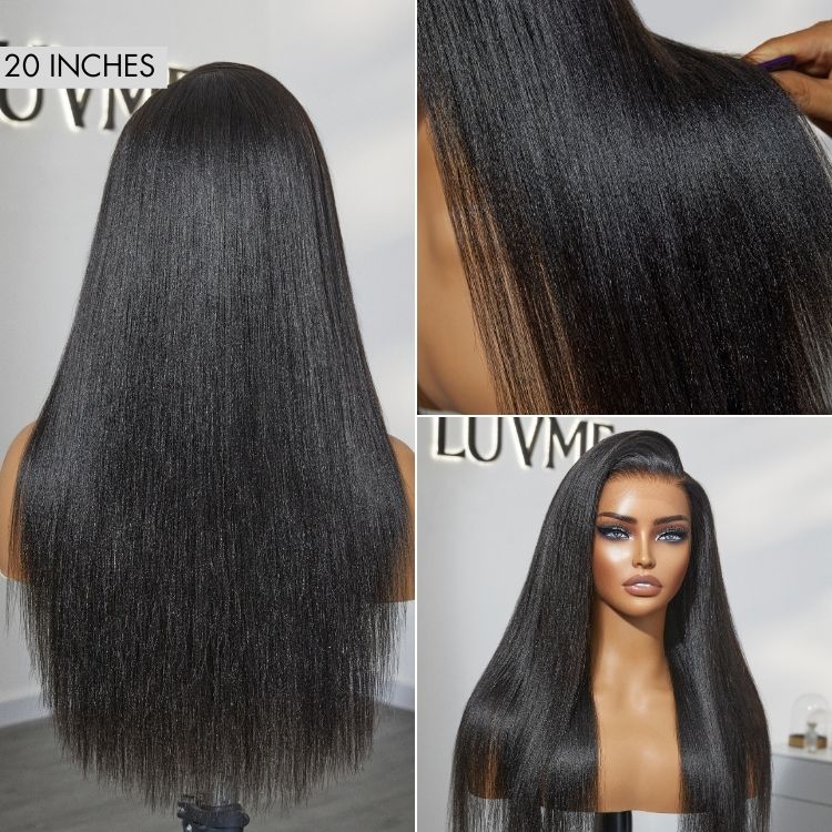 13x5 Ready to Go Frontal Wig | Nature Max Yaki Straight Ear-to-ear Glueless HD Lace C Part Wig