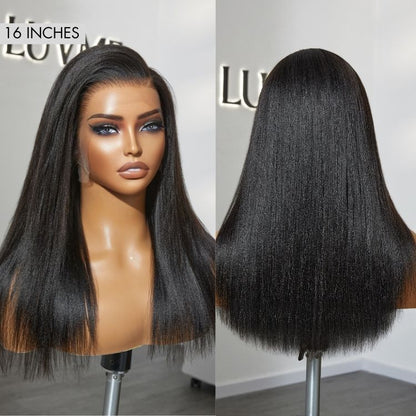 13x5 Ready to Go Frontal Wig | Nature Max Yaki Straight Ear-to-ear Glueless HD Lace C Part Wig